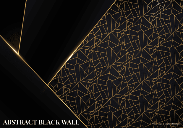 Twiin X Studio II – Abstract black wall